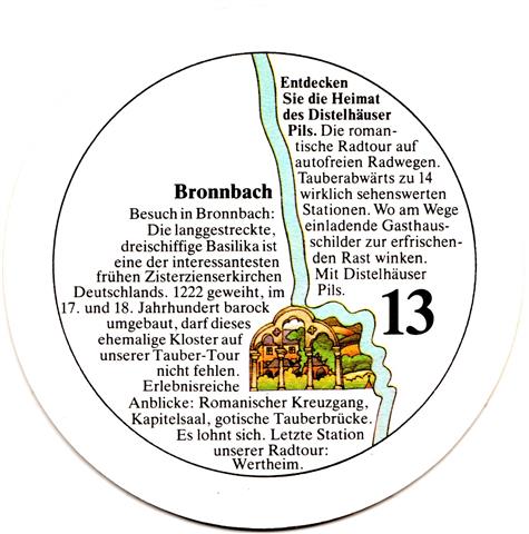 tauberbischofsheim tbb-bw distel entdecken 10b (rund215-13 bronnbach)